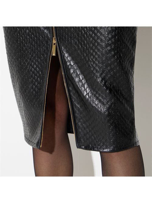 Gonna con trama a squame ELISABETTA FRANCHI | GO24467E2/110